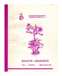 Boletín Amaranto: Año 5 Número 2