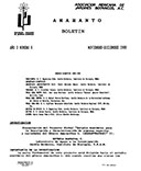 Boletín Amaranto: Año 3 Número 6