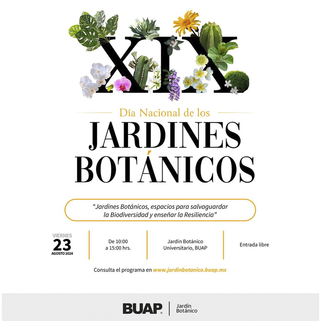 Día Nacional de los Jardines Botánicos BUAP